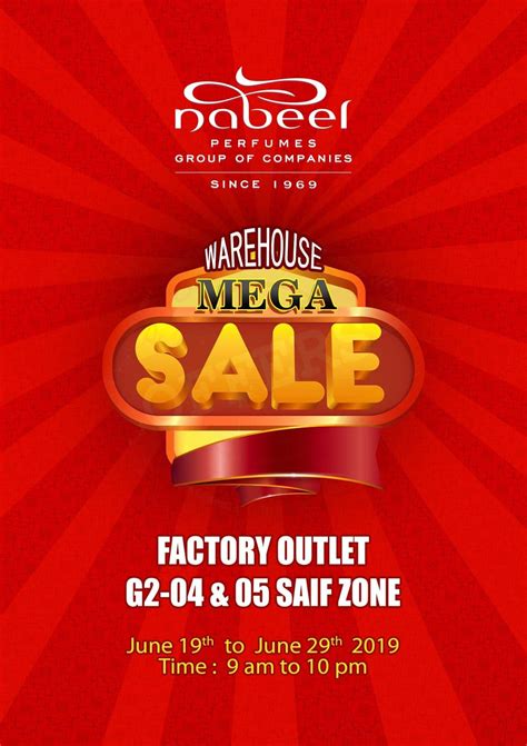 nabeel perfumes warehouse sale.